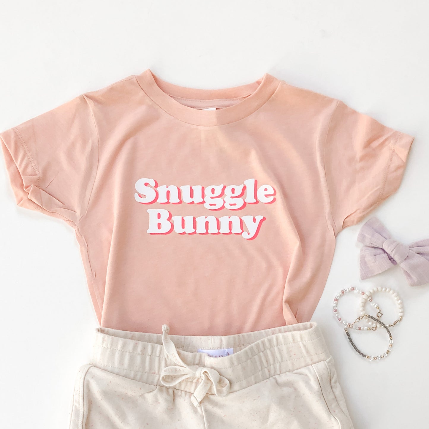 Snuggle Bunny Tee - Pink